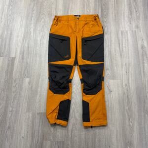 Arrak Outdoor Hiking Pants Women's 40S (Fits 32x30) Orange Performance Technical